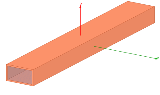 A feladat geometriája a sárga kábellel.